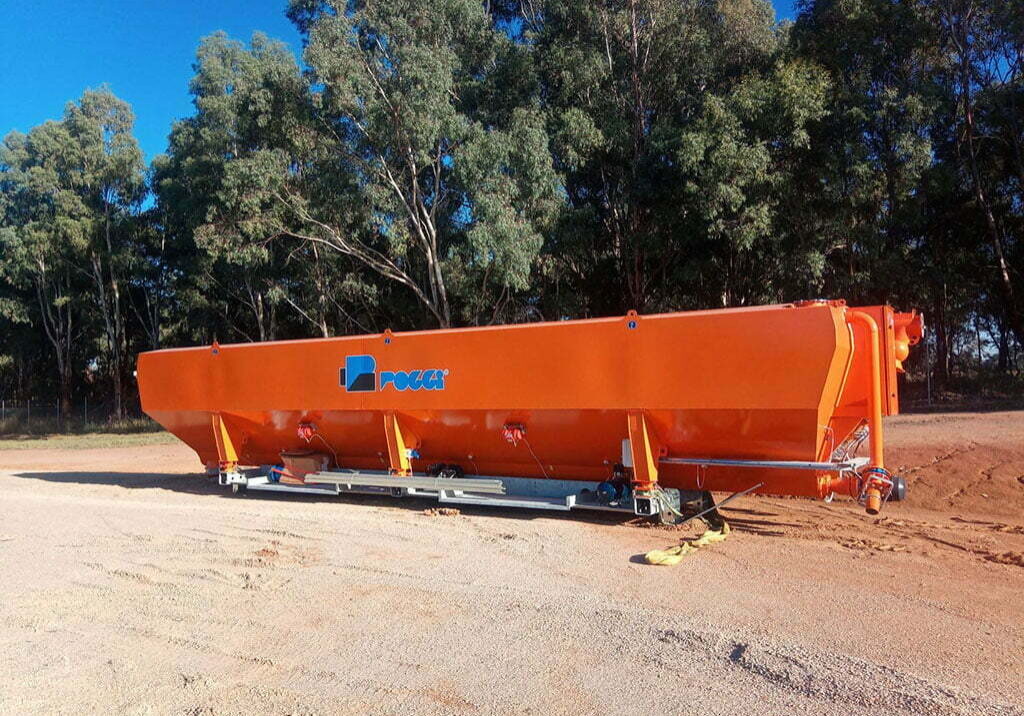 conveyor industries mobile horizontal silo